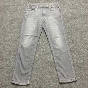 Devil Dog‎ Sanforized Shrunk Jeans Mens 34x32 Gray Denim Athletic Mid Rise